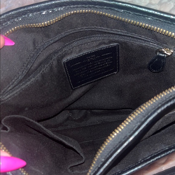 Coach Dark Brown Signature Crossbody Bag - Picture 2 of 4